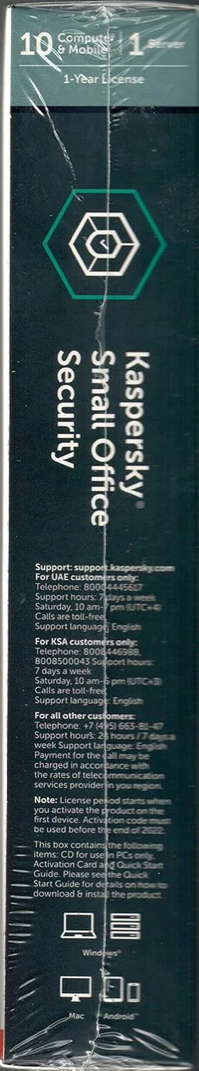 Kaspersky Small Office Security-21 (10 دسکتاپ + 10 موبایل + 1 سرور) Kaspersky Small Office Security-21 (10 دسکتاپ + 10 موبایل + 1 سرور)