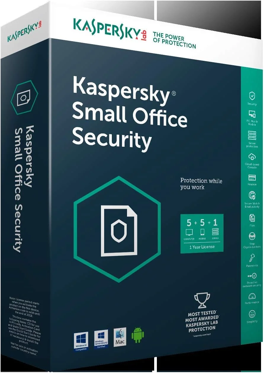 Kaspersky Small Office Security 5 برای 5 کاربر Kaspersky Small Office Security 5 برای 5 کاربر