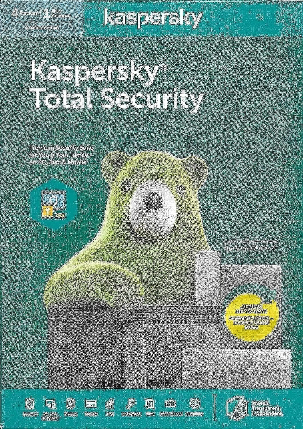 محافظت کامل کسپرسکی برای ۴ کاربر