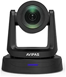دوربین PTZ مدل AVIPAS AV-2020G 20x SDI/HDMI/USB با PoE+ (خاکستری تیره)