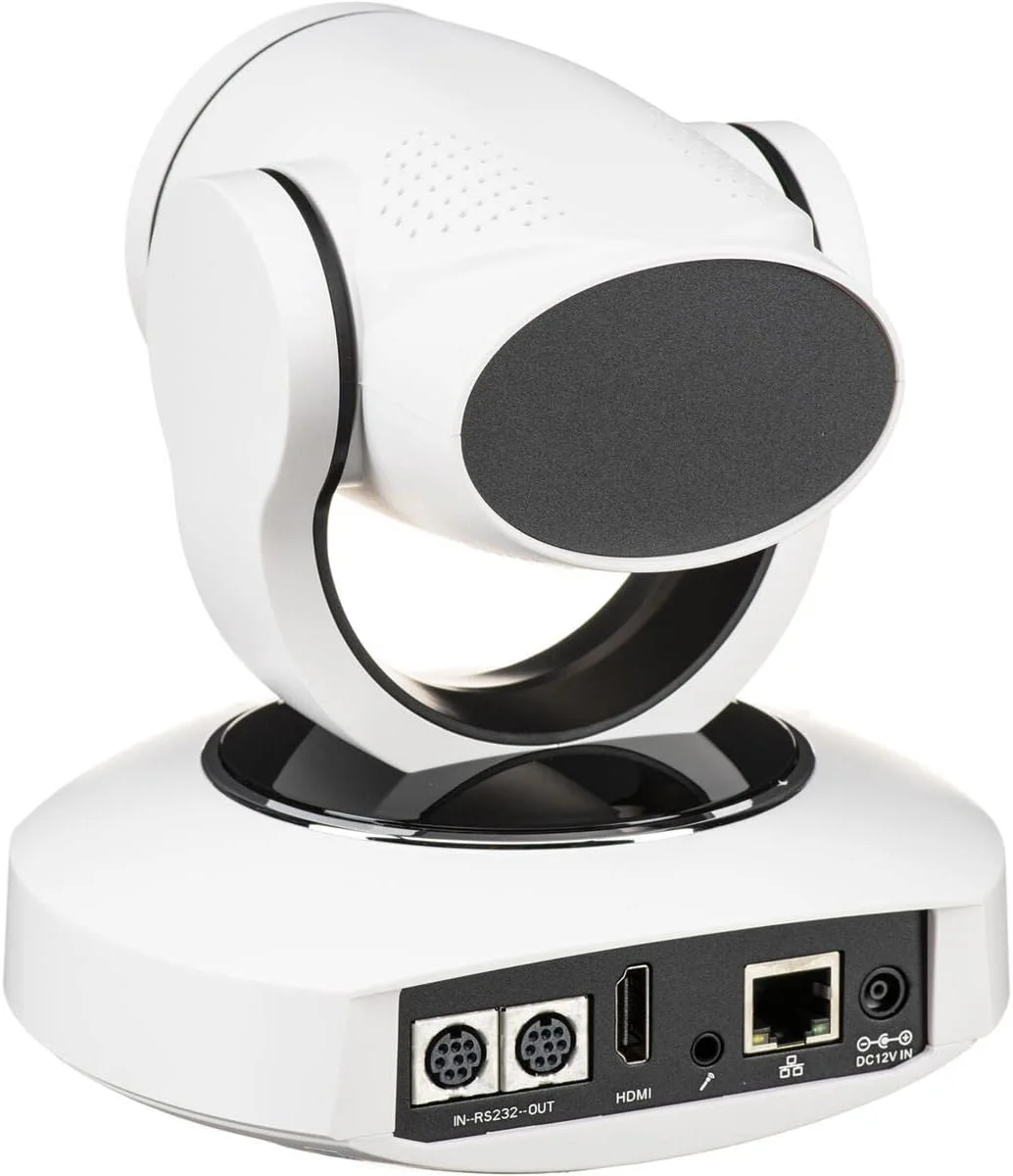 دوربین PTZ مدل AViPAS AV-1281W با زوم اپتیکال 10X و خروجی HDMI و قابلیت PoE - رنگ سفید