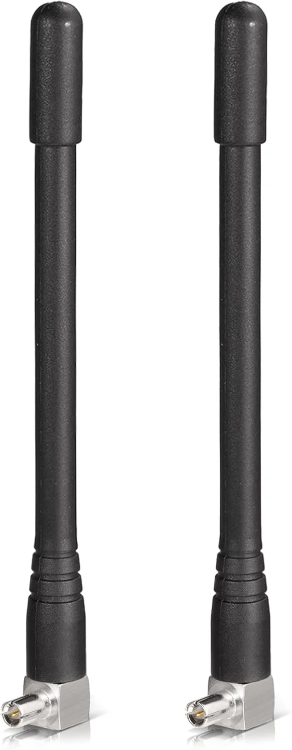 آنتن خارجی TS9 Bingfu 4G LTE 3dBi (بسته 2 عددی) برای مودم USB روتر وای فای همراه 4G LTE MiFi نتگیر Nighthawk M1 MR1100 M2 MR2100 AC785 AC797 AC790 AC810 LB2120 هوآوی ZTE