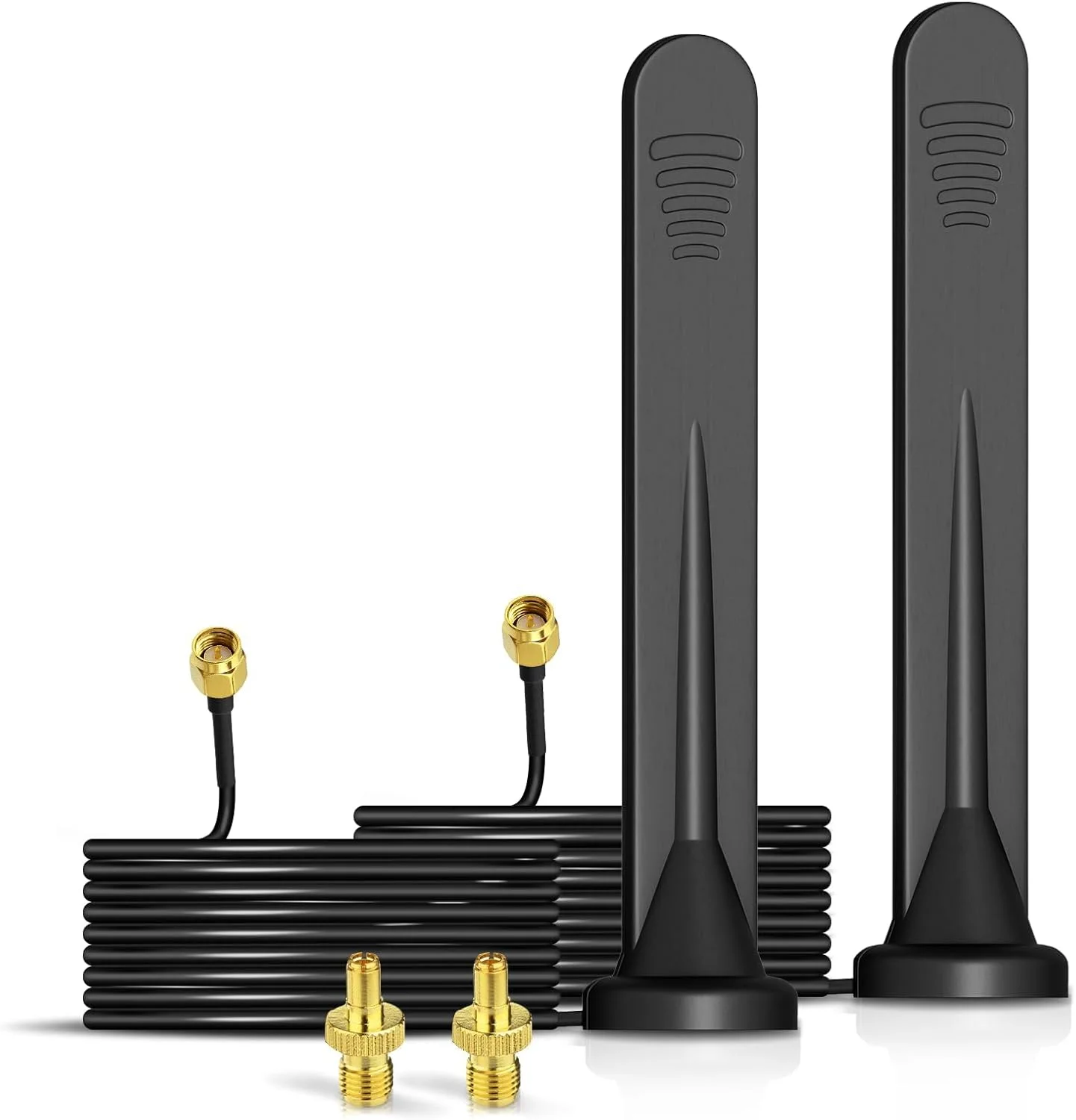 آنتن 5G LTE 4G با قدرت 5dBi SMA TS9 خارجی همه جهته با پایه مغناطیسی و کابل 3 متری برای روتر، مودم، هات اسپات، گیت وی، سیستم نظارتی، اینترنت اشیا و دستگاه های خانه هوشمند