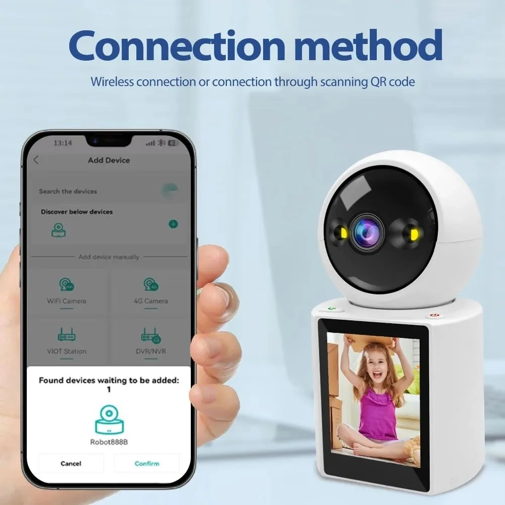 دوربین مداربسته تحت شبکه هوشمند 4K 6 مگاپیکسلی PTZ | تشخیص انسان با هوش مصنوعی | دید در شب رنگی | تماس ویدیویی با یک کلیک | نظارت امن بر خانه