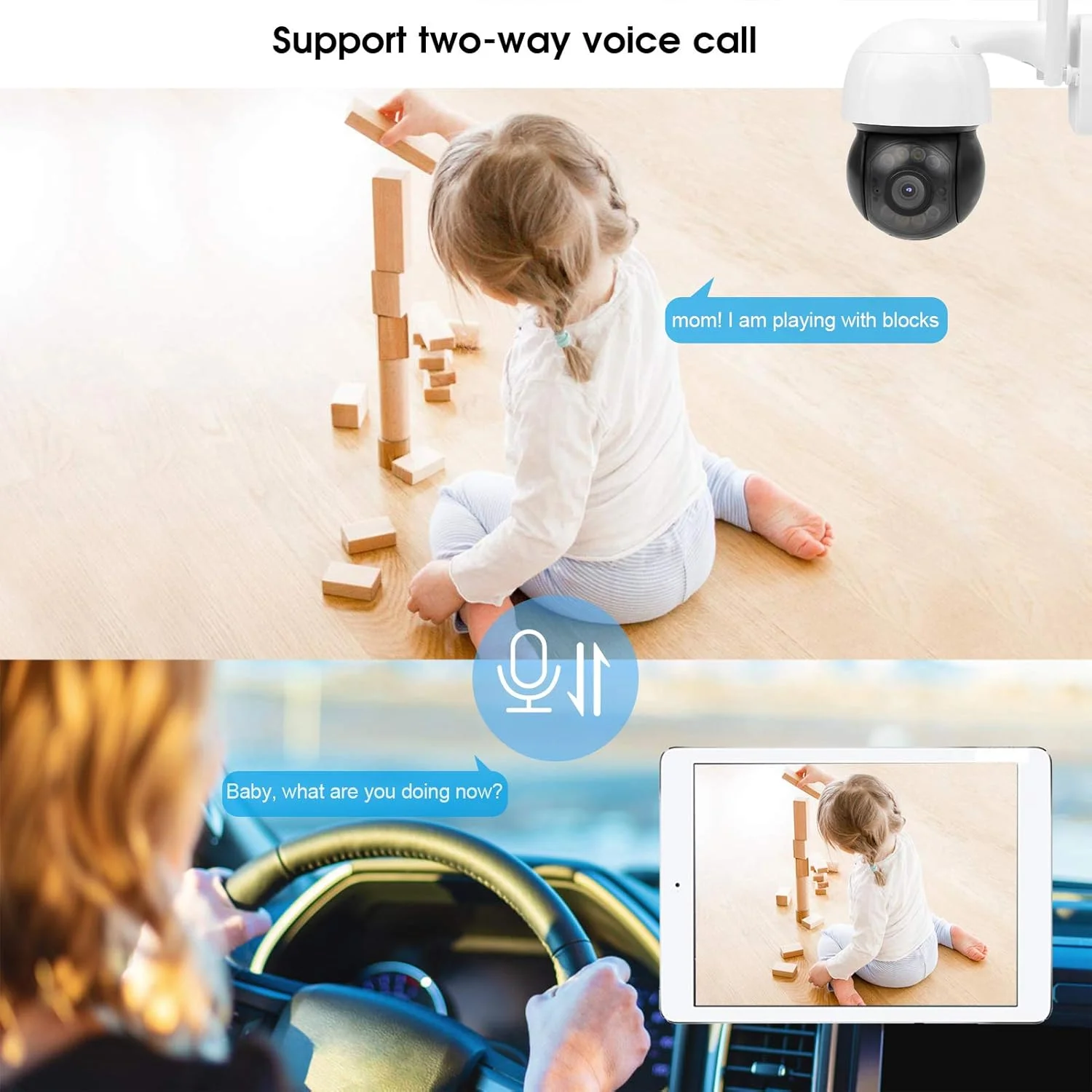 دوربین هوشمند PTZ - ضد تداخل، مناسب برای مراکز خرید و هتل