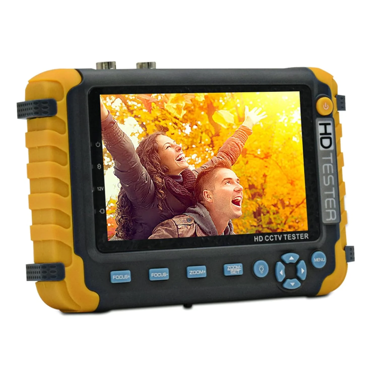 مانیتور تستر دوربین مداربسته کوچک 5 اینچی COLiJOL، دوربین آنالوگ HD 8MP برای تست دوربین AHD TVI CVI CVBS، کنترل RS485 PTZ، ورودی VGA HDMI، تست کابل UTP