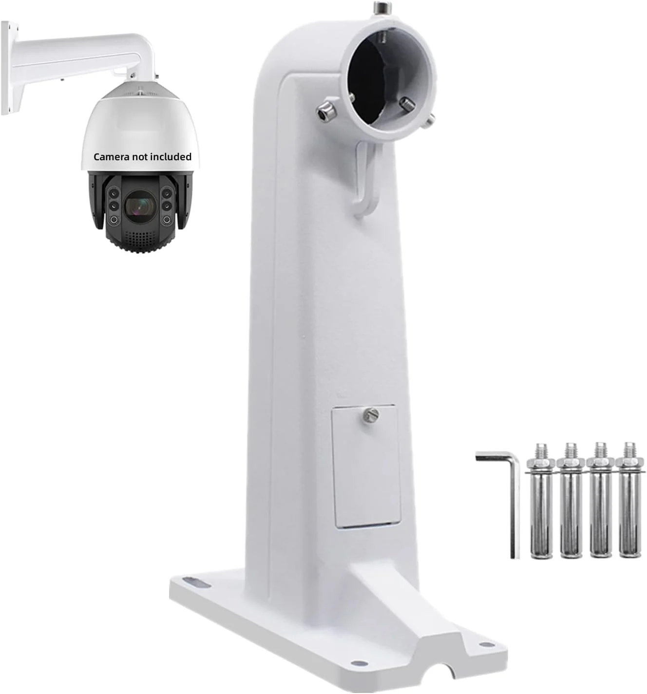 براکت نصب دیواری دوربین مداربسته PTZ یونیورسال، آلیاژ آلومینیوم براکت نصب دوربین دام/توپی برای دوربین مداربسته