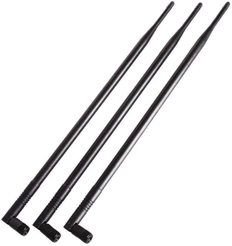 آنتن وای فای 10dBi 2.4GHz 5GHz امنی دایرکشنال RP-SMA برای روترهای بی سیم، دستگاه های شبکه، دوربین های امنیتی کامپیوتر، توسعه دهنده اینترنت فضای باز، کارت آداپتور USB