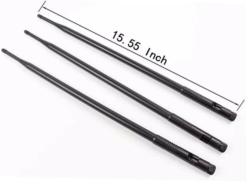 آنتن وای فای 10dBi 2.4GHz 5GHz امنی دایرکشنال RP-SMA برای روترهای بی سیم، دستگاه های شبکه، دوربین های امنیتی کامپیوتر، توسعه دهنده اینترنت فضای باز، کارت آداپتور USB