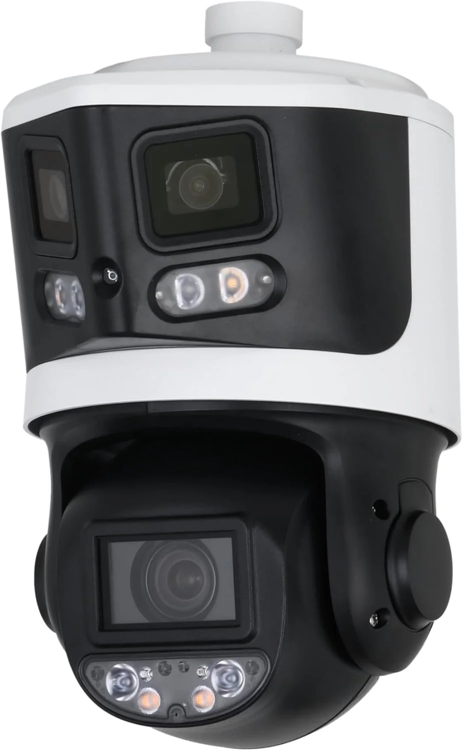 دوربین تحت شبکه پانوراما و PTZ امپایرتک، سیمی، POE، 8MP+4MP، زوم اپتیکال 10x، استارلایت، نور دوگانه هوشمند، زاویه دید عریض 180 درجه، IVS، مدل PTZ3E10X T180