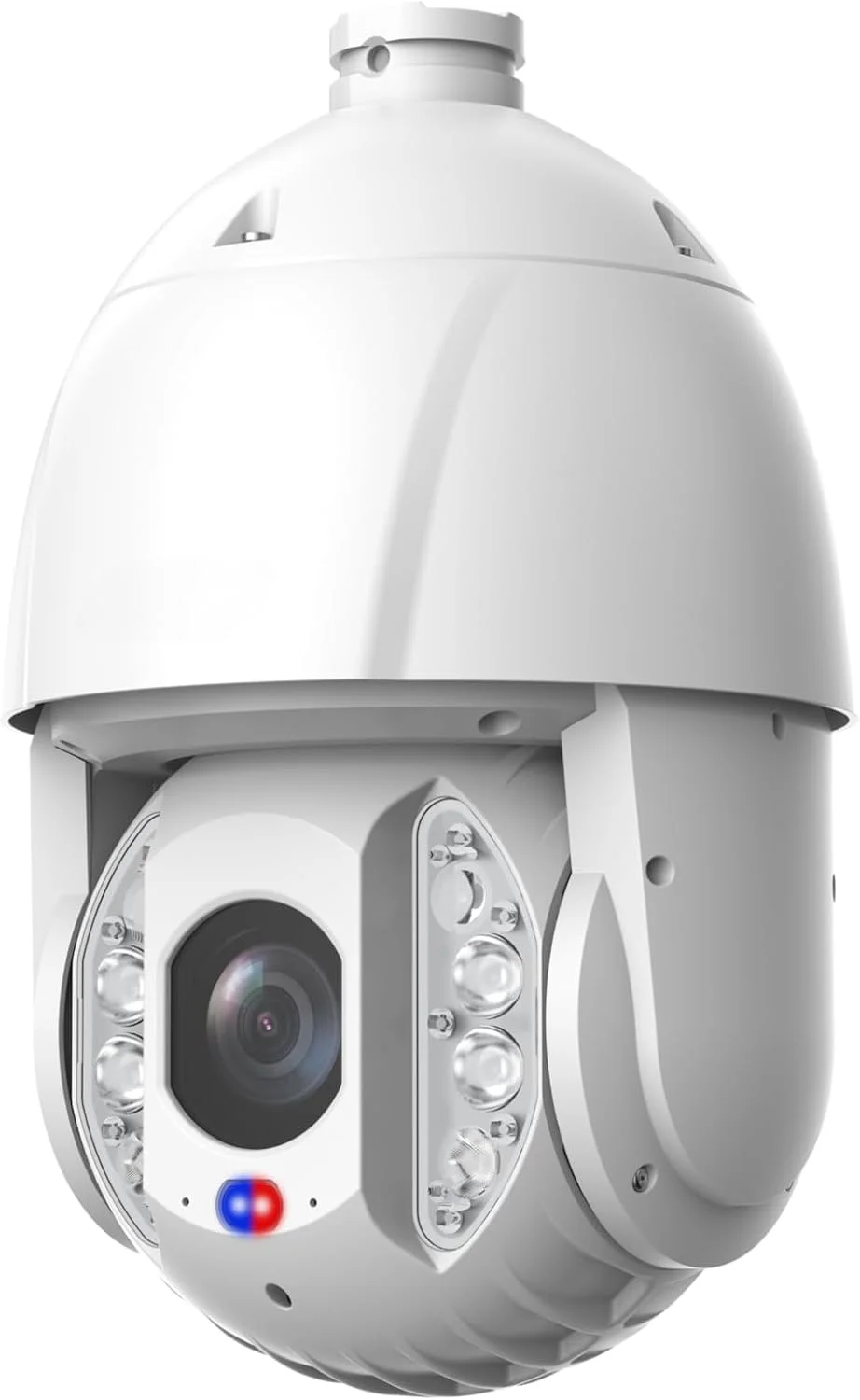دوربین مداربسته تحت شبکه PTZ امپایرتک 4 مگاپیکسل با زوم 45 برابر، نورپردازی دوگانه هوشمند، دوربین PTZ سیمی، دارای دو میکروفون داخلی و یک بلندگو برای مکالمه دو طرفه، مدل PTZ6C4M-45X-AI