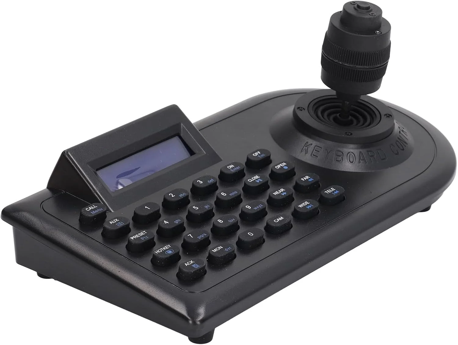 کنترلر صفحه کلید نظارتی 4D Eujgoov، جوی استیک آنالوگ صفحه کلید دوربین PTZ با صفحه نمایش LCD (دوشاخه بریتانیایی)