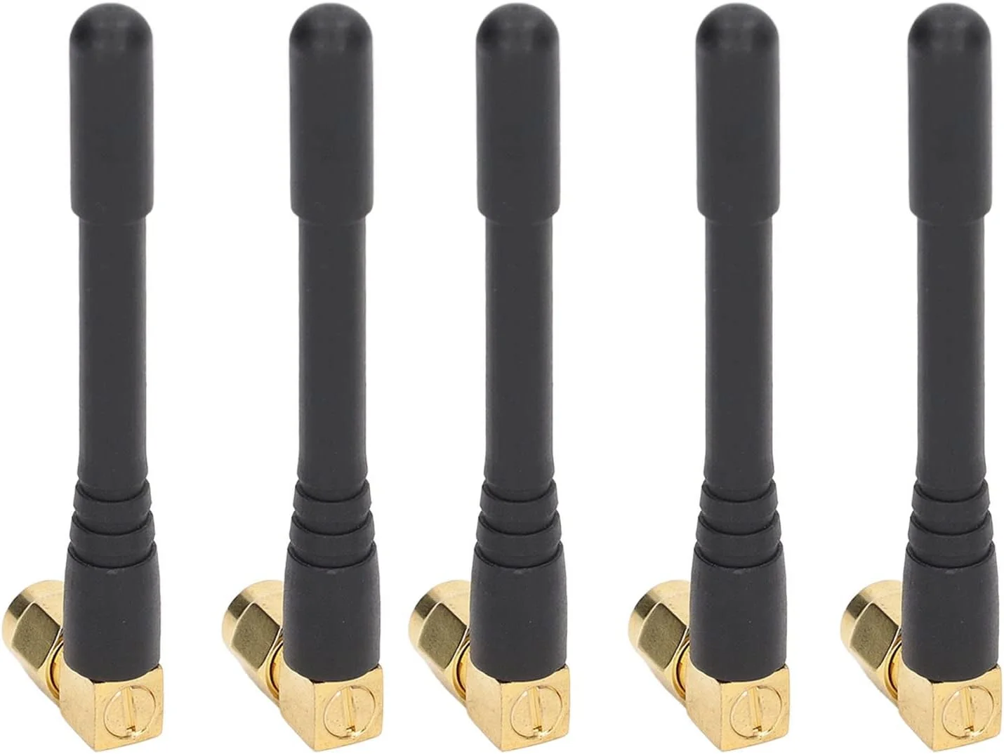 آنتن GSM فرکانس دوگانه 3DBi با بهره بالا SMA نر، مناسب برای پهپاد، سیستم های امنیتی، نظارت بر برق و خانه هوشمند - بسته 5 عددی