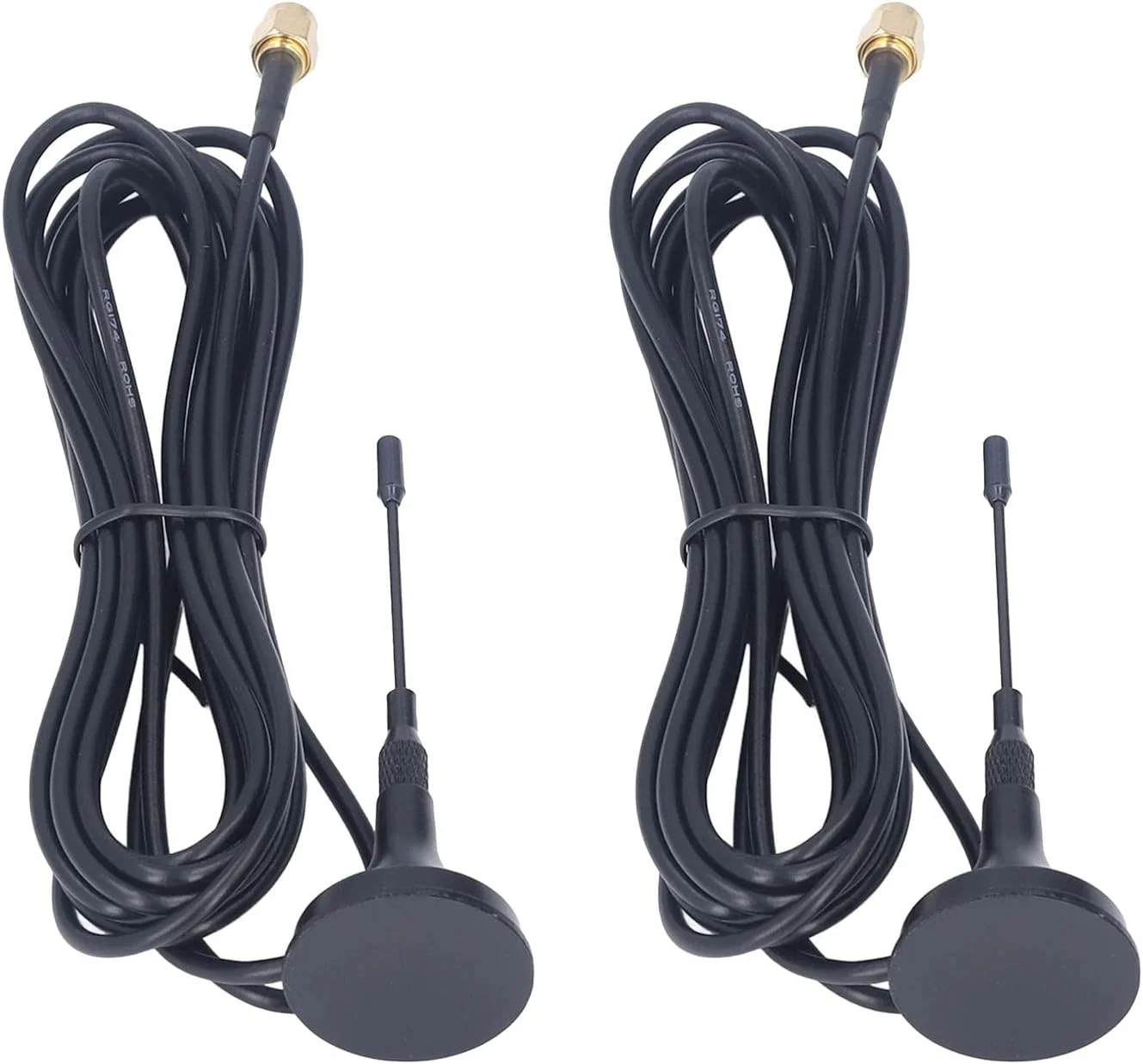 آنتن مکشی Fafeicy، 2 عدد، آنتن با بهره بالا GSM، آهنربایی قوی کوچک SMA مسی برای ماژول های GPRS 2G 3G و روترهای 4G