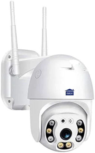 دوربین امنیتی بی‌سیم PTZ 1080P، وای فای 2.4G با قابلیت چرخش افقی و عمودی، صدای دو طرفه (32G)
