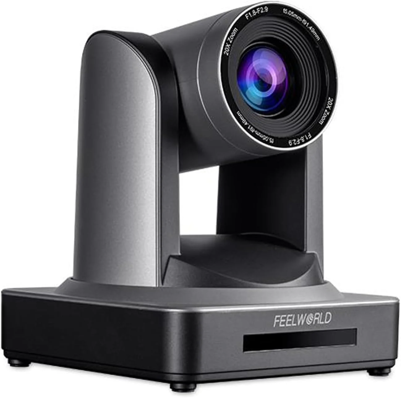 دوربین PTZ با زوم اپتیکال 20X FEELWORLD POE20X با خروجی همزمان 3G SDI HDMI IP با پشتیبانی از PoE و کیفیت Full HD 1080P 60fps