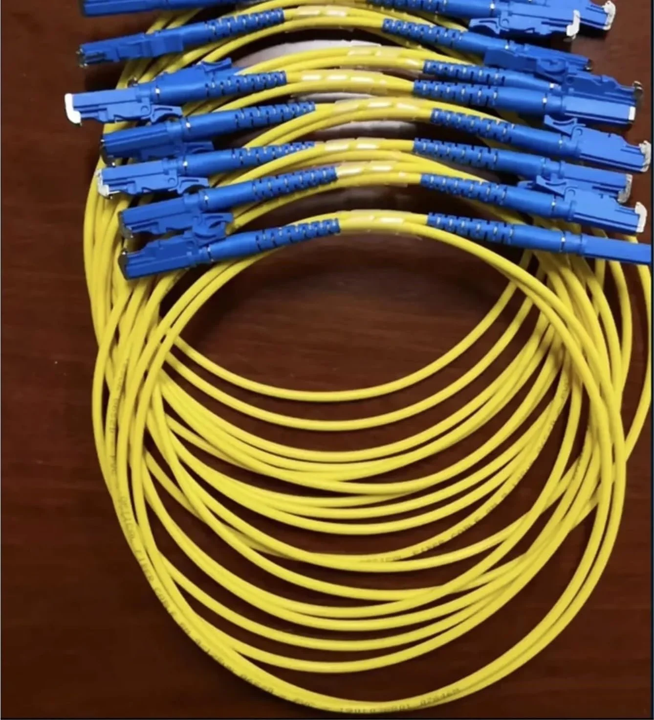 کابل فیبر نوری پچ 1 تا 100 متری LC FC ST A SM SX سیمپلکس تک فیبر E2000/A (80 متری 1 عدد, E2000UPC-FC)