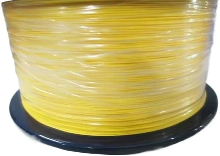 کابل فیبر نوری هایژی 2500 متری 0.9 میلی‌متری G652D G657A 9/125um SM زرد برای پیگتیل‌های فیبر نوری ftth تک حالته 2.5 کیلومتر/رول (G652D)