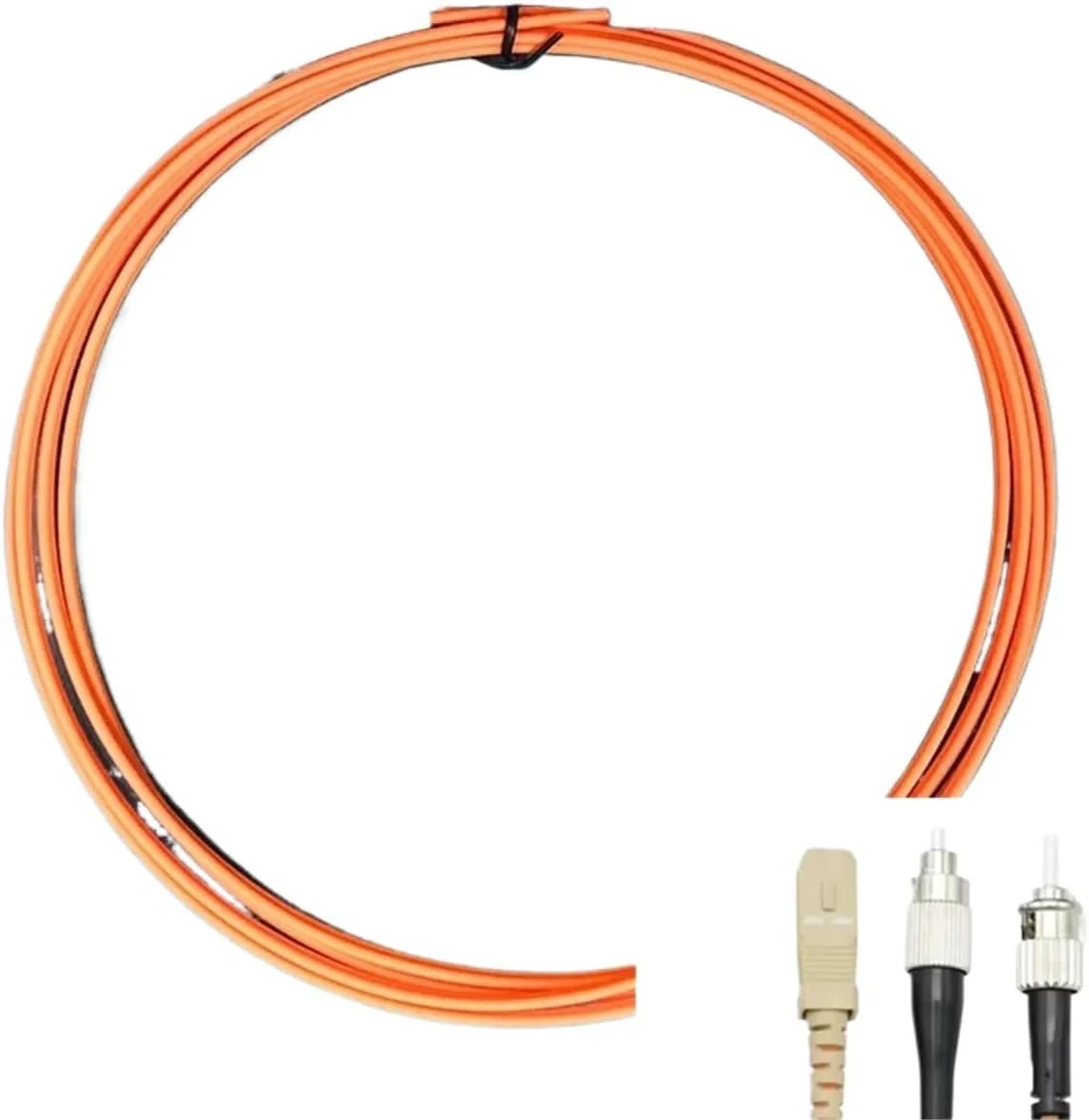 کابل های پچ فیبر نوری دوتایی HAIZHI MTRJ، موجود در طول های 1 تا 100 متر (60 متر 1 عدد، MTRJ-FC OM1)