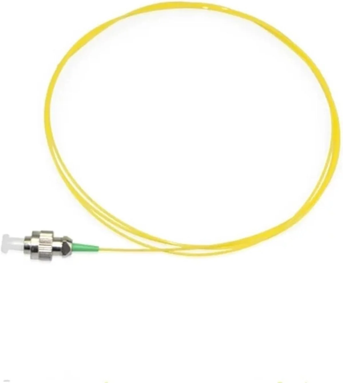 کابل فیبر نوری فشرده HAIZHI، 1000 متر، 0.9 میلی متر، G652D، G657A، 9/125 میکرومتر، SM، با کانکتور انعطاف پذیر (G657A2 سفید)