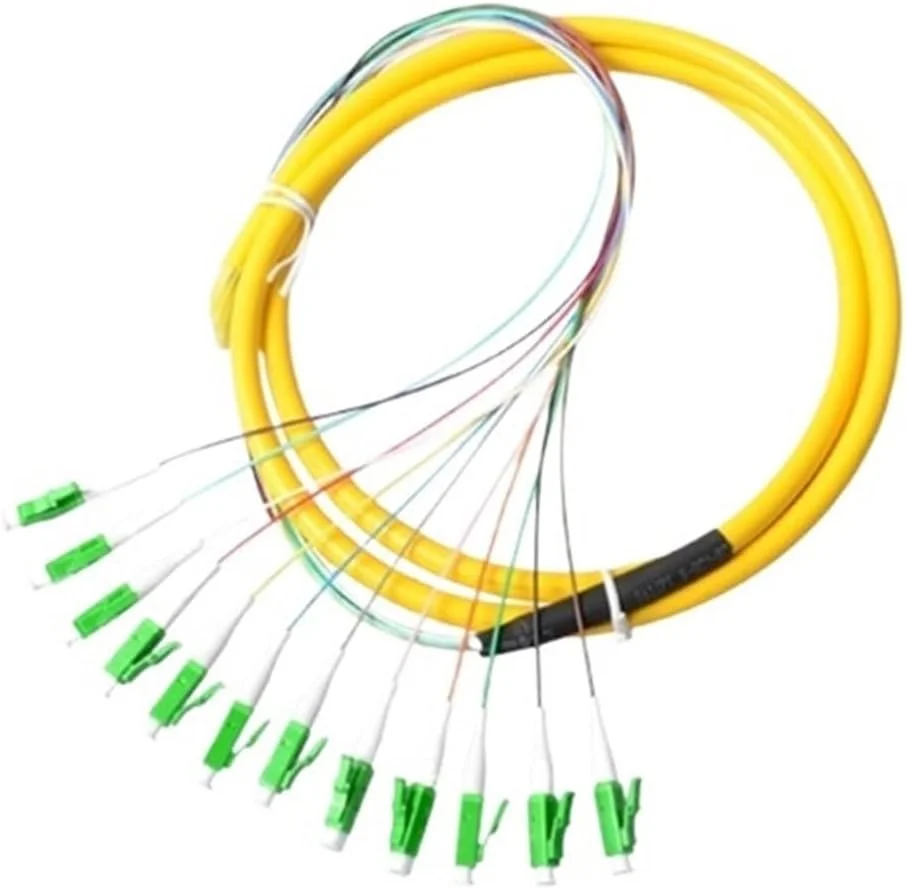کابل فیبر نوری 12 هسته ای LC/A - 1.5 متر، 9/125 میکرومتر، سینگل مود