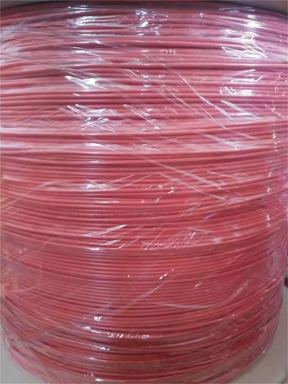 کابل فیبر نوری 50/125um 62.5/125um 3mm دوبلکس مالتی مود نارنجی برای پچ کورد فیبر نوری FTTH، 2 کیلومتر/رول 2000 متر (50-125um PVC)