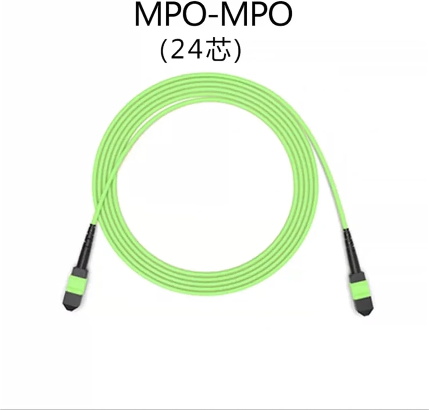 کابل فیبر نوری MPO، کانکتور مادگی MTP نوع B، ۱۲ هسته ۱۰۰G، طول ۱-۲۰ متر (۱۲ هسته نوع B، ۵ متر)