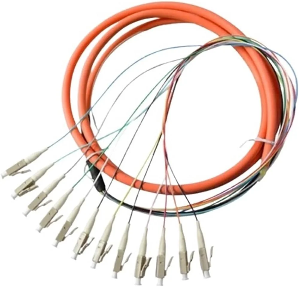 کابل فیبر نوری ۱۲ هسته ای ۱.۵ متری LC/UPC مالتی مود ۶۲.۵/۱۲۵um کابل فیبر نوری ۱۲ هسته ای ۱.۵ متری LC/UPC مالتی مود ۶۲.۵/۱۲۵um