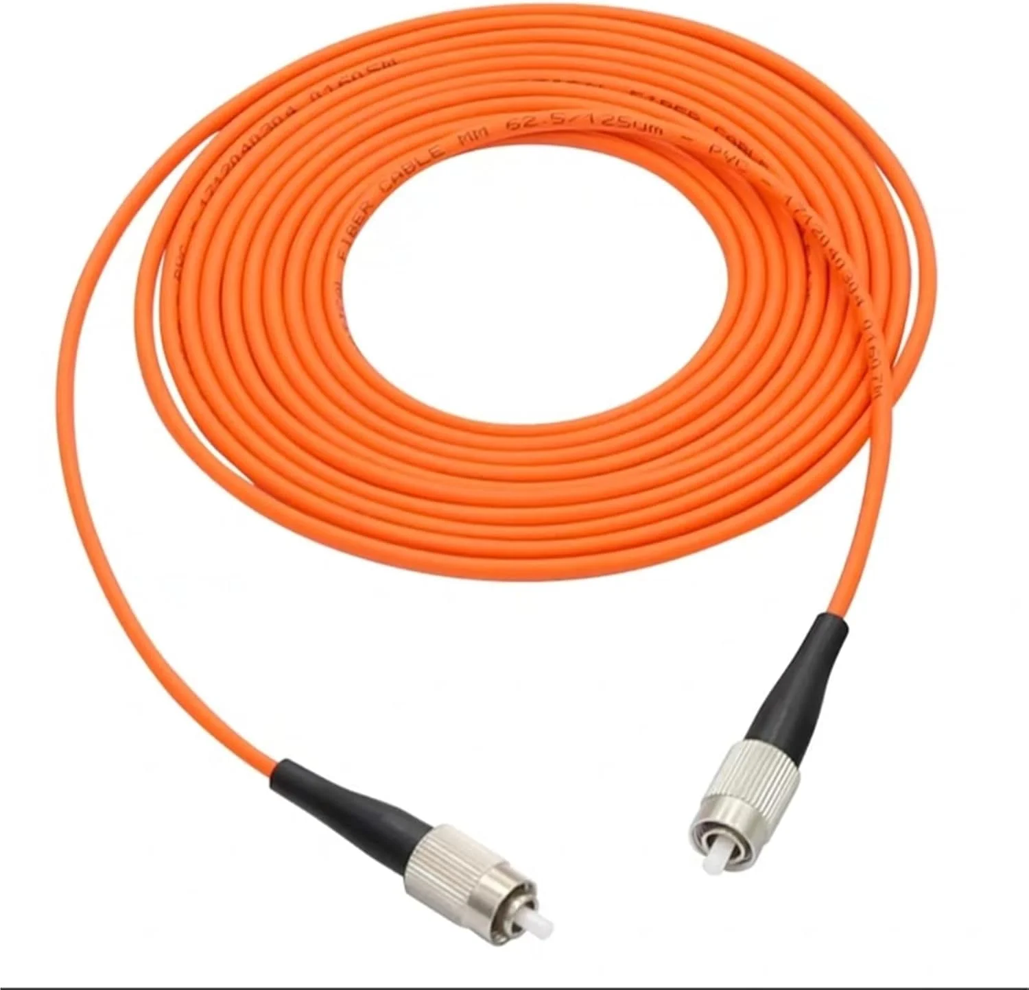 کابل فیبر نوری سینگلکس، بسته 10 عددی، OM1، LC-LC-SC-FC-FC-FC-St 62.5/125 um، FTTH Bridge 1، 2، 3، 5، 7 و 10 متری، 0.3 dB (3 متری، LC-ST)