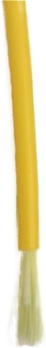 کابل فیبر نوری 9/125um G652D 3mm سیمپلکس سینگل مود زرد، کابل پچ فیبر نوری ftth SM SX، 2.5 کیلومتر/رول، 2500 متر (LSZH)