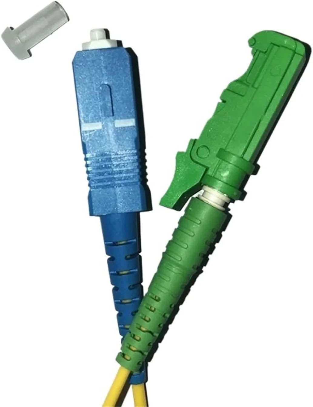 کابل فیبر نوری E2000 به SC سینگل مود سیمپلکس 1-50 متری 9/125um (E2000a-SCUPC 3 متری 10 عددی)