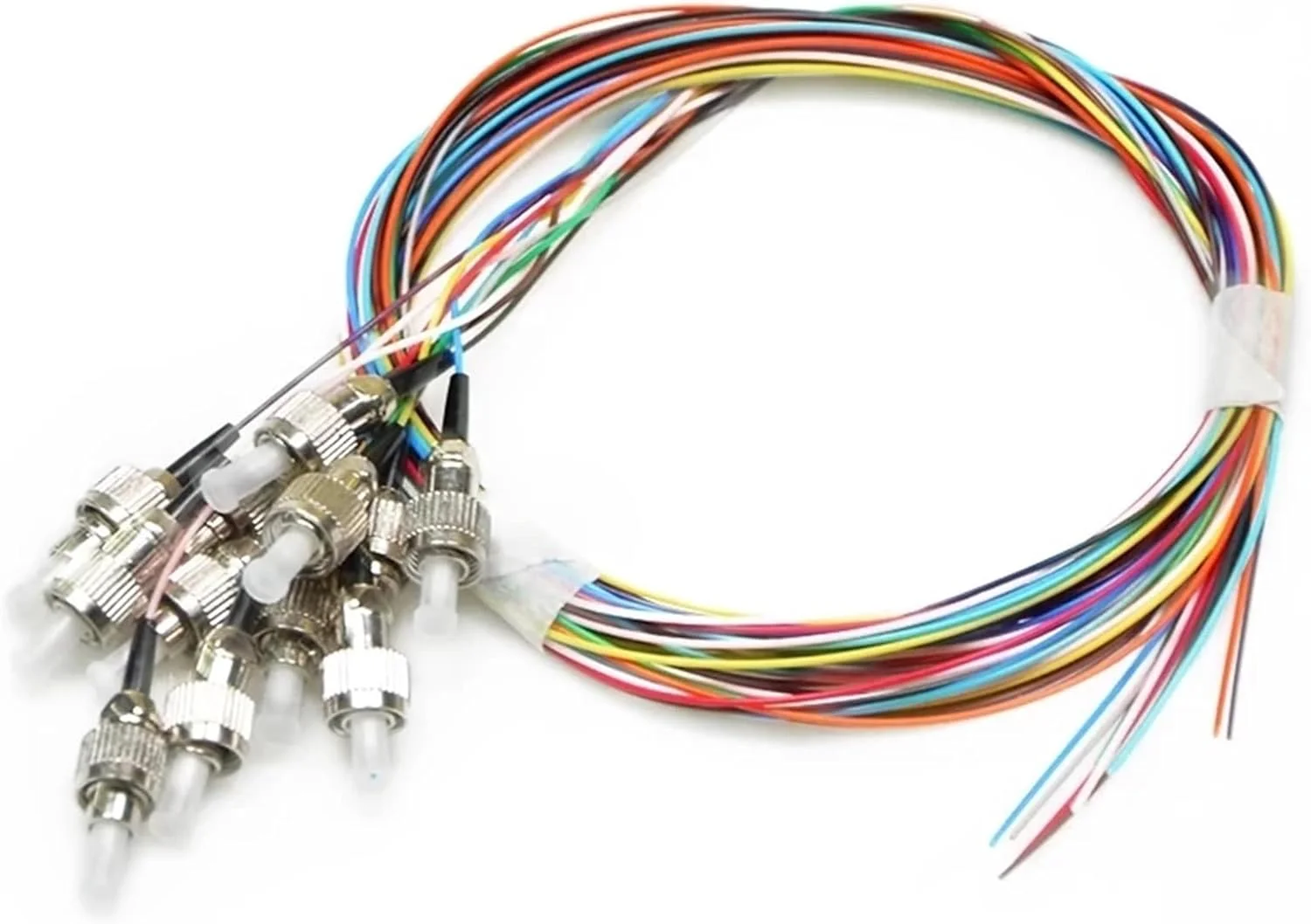 کابل فیبر نوری FC، ۱۲ رنگ، سینگل مود ۹/۱۲۵ میکرومتر، بسته ۲ عددی