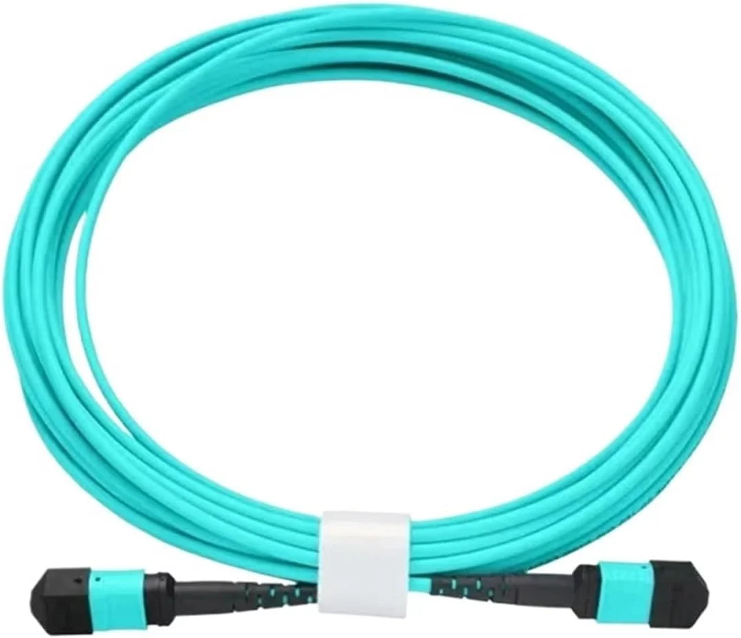 کابل فیبر نوری MPO-MPO OM4 هشت هسته ای HAIZHI - نوع B مادگی، 2-15 متر (1 متر)