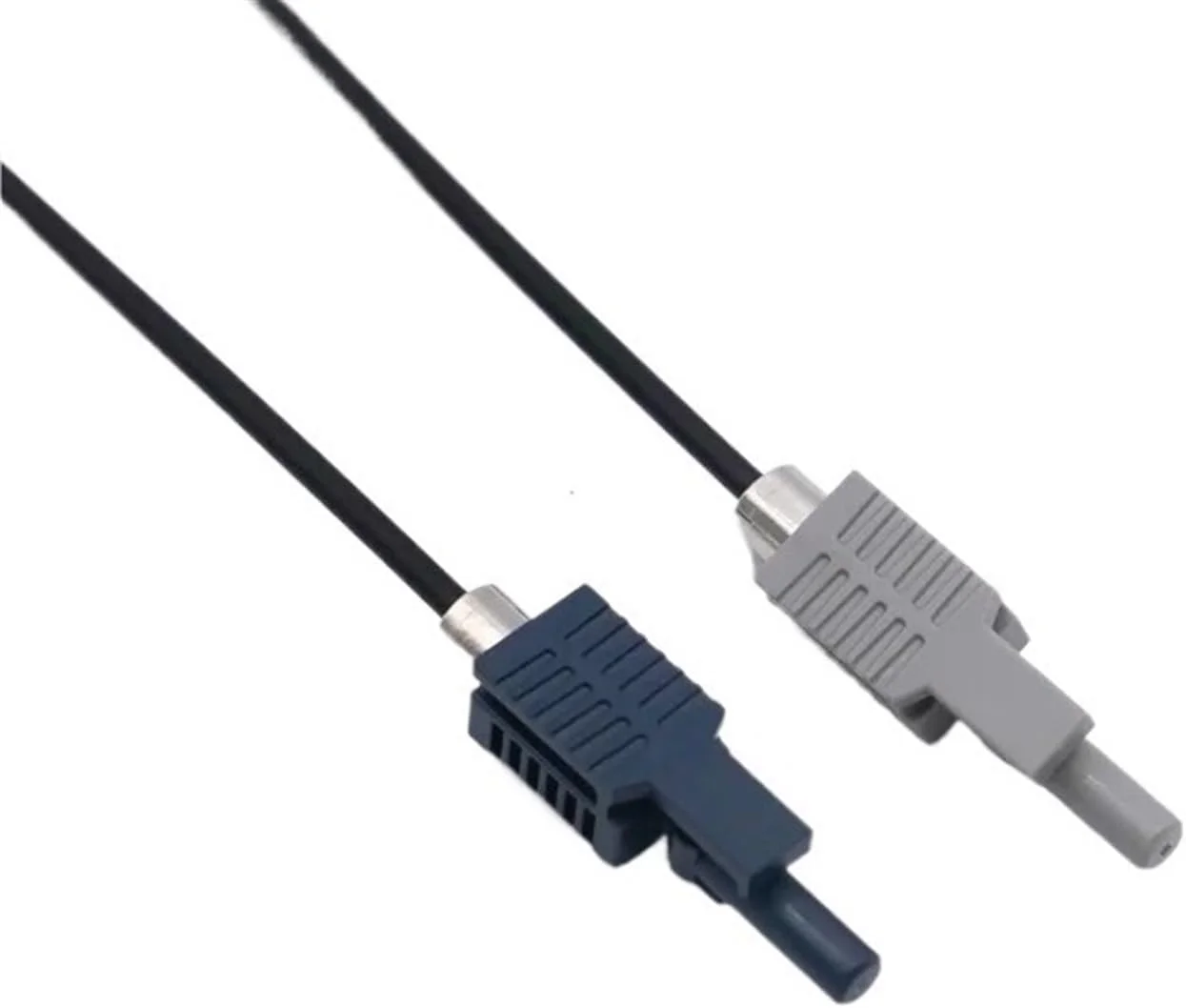 کابل فیبر نوری پلاستیکی HAIZHI POF مدل HFBR-4503Z 4513Z AVAGO به همراه سر کانکتور و جامپر فیبر نوری (اندازه: 2 متر، رنگ: سیمپلکس)