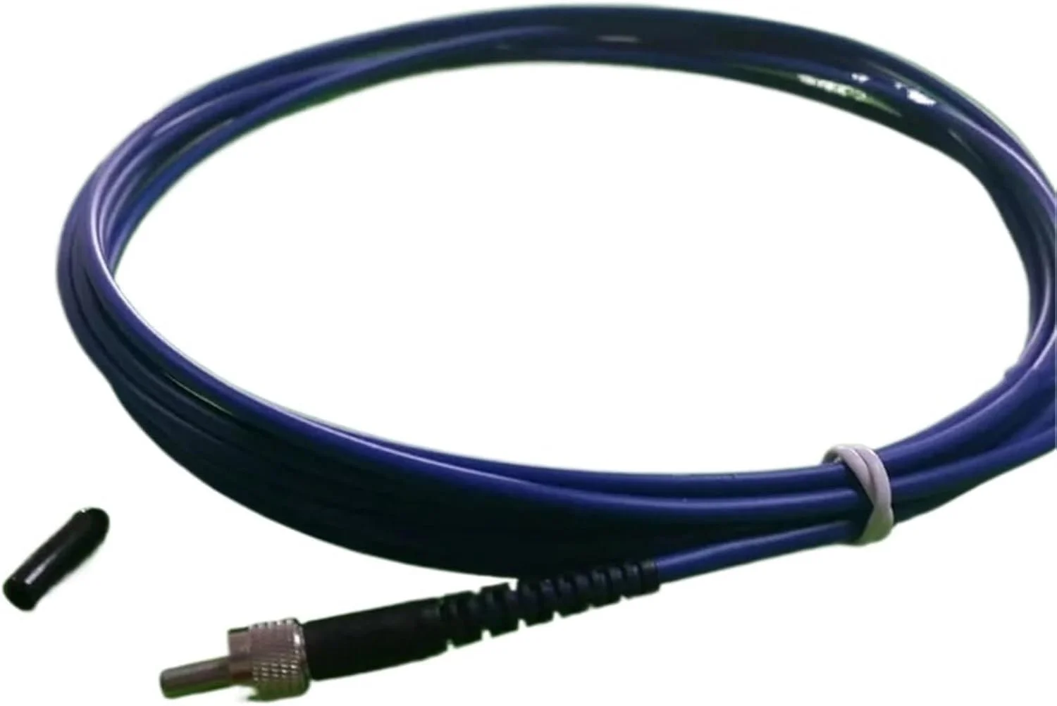 کابل فیبر نوری کوارتز HAIZHI SMA905، ۱۰۰۰ میکرومتر، ۰.۲۲ NA (SMA-FC استیل ۵ متری)