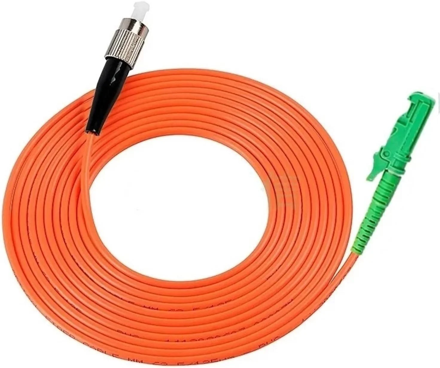 کابل فیبر نوری سینگلکس E2000A-FC مالتی مود OM1 OM2، طول 1 تا 10 متر (30 متر 2 عدد OM1)