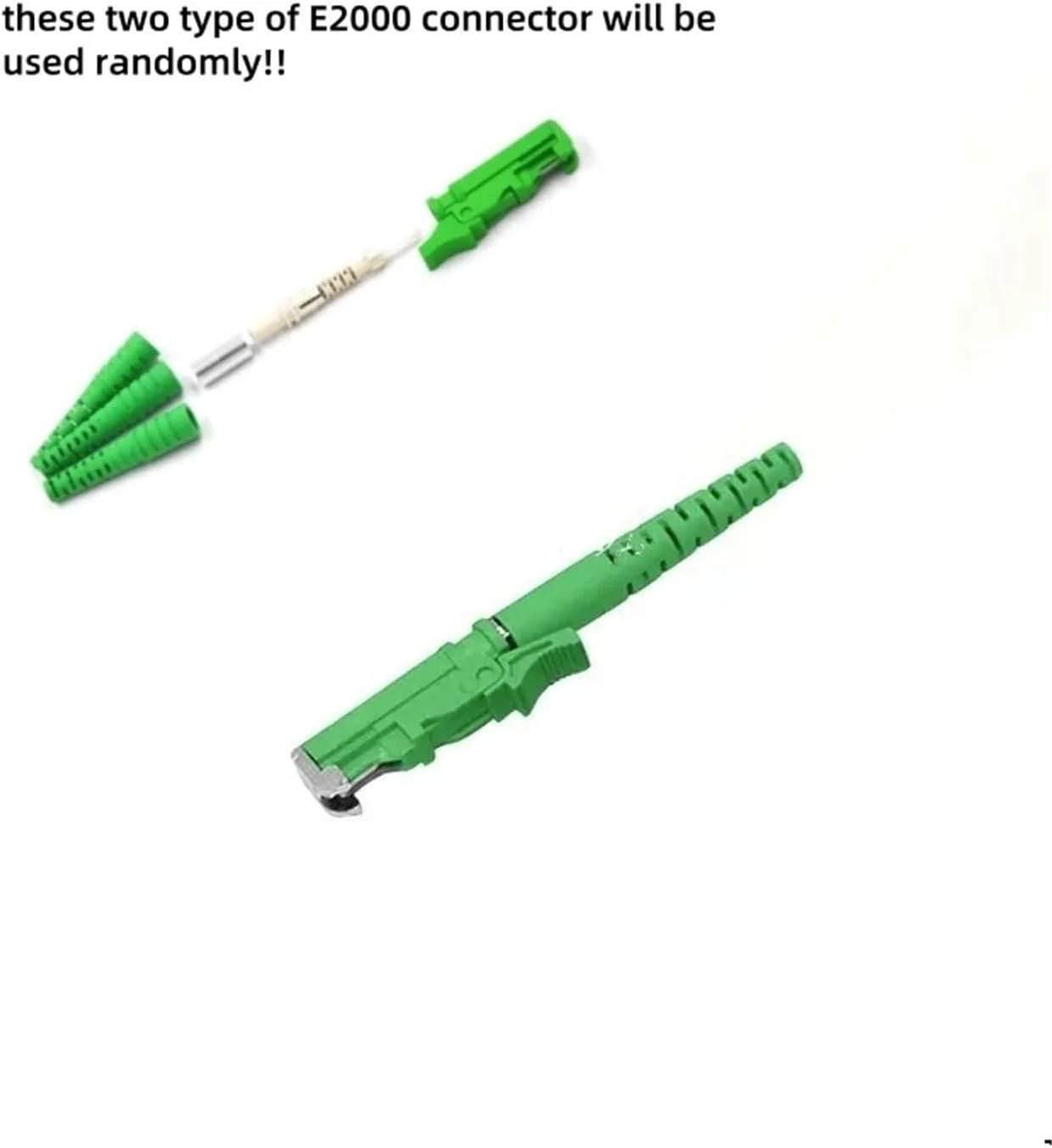 کابل فیبر نوری سینگلکس E2000A-FC مالتی مود OM1 OM2، طول 1 تا 10 متر (30 متر 2 عدد OM1)