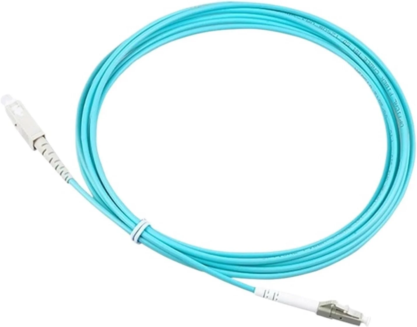 کابل فیبر نوری Simplex LC-SC Multimode OM3 - کابل فیبر نوری PVC 2.0mm (10 متری)