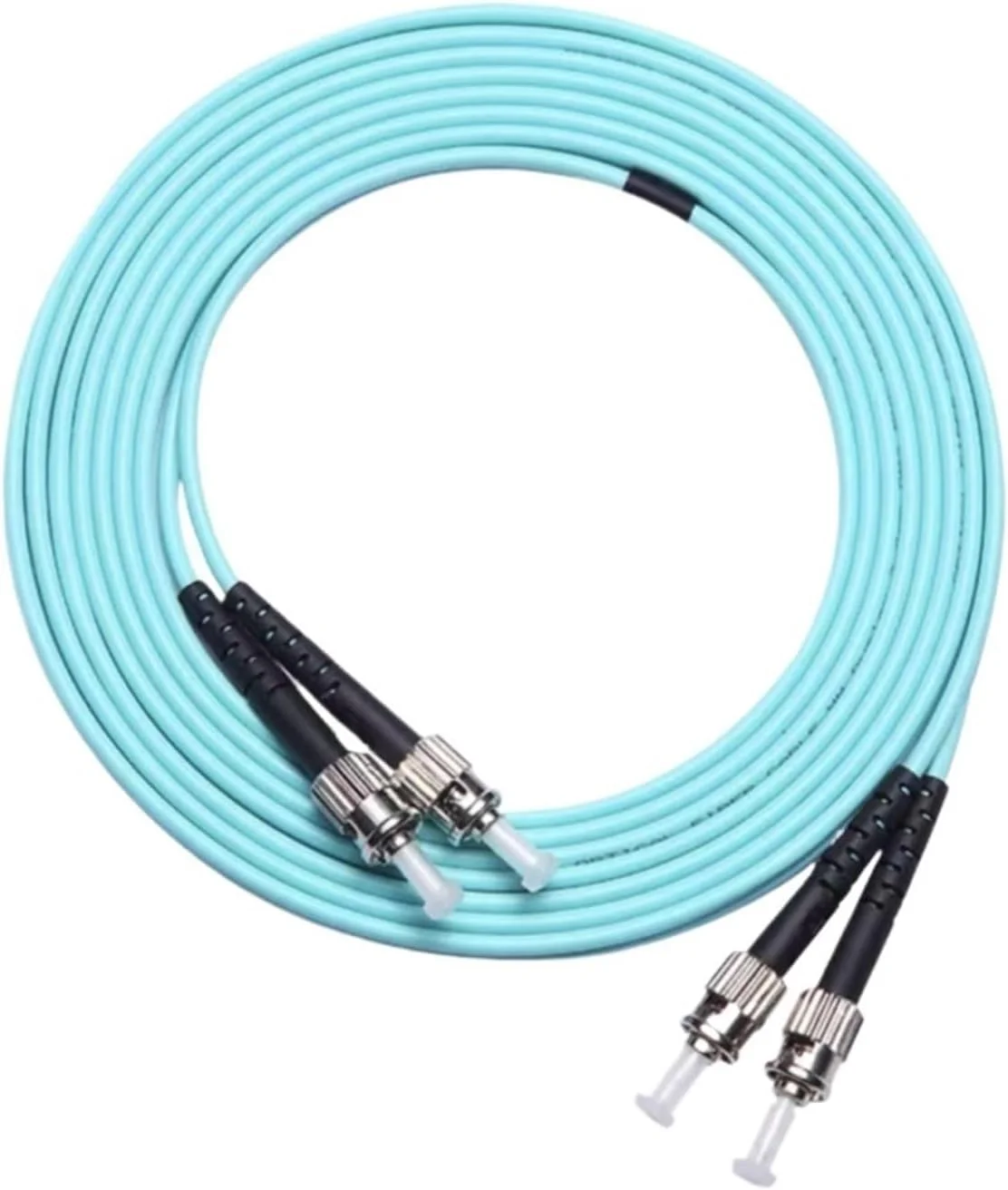 کابل فیبر نوری دوتایی ST-ST مالتی مود OM3 OM4، طول ۱ تا ۱۰۰ متر (۳ متر، ۱۰ عدد OM4)