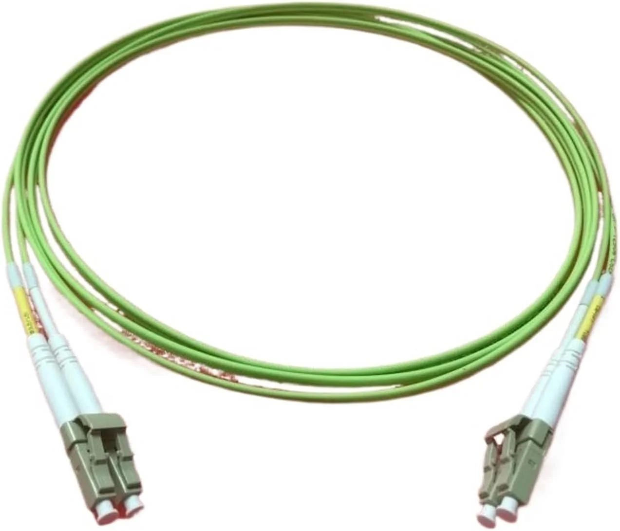 کابل فیبر نوری دوپلکس OM5 با سرعت بالا HAIZHI برای اتصالات FTTH (3 متر 10 عدد، LC-FC)