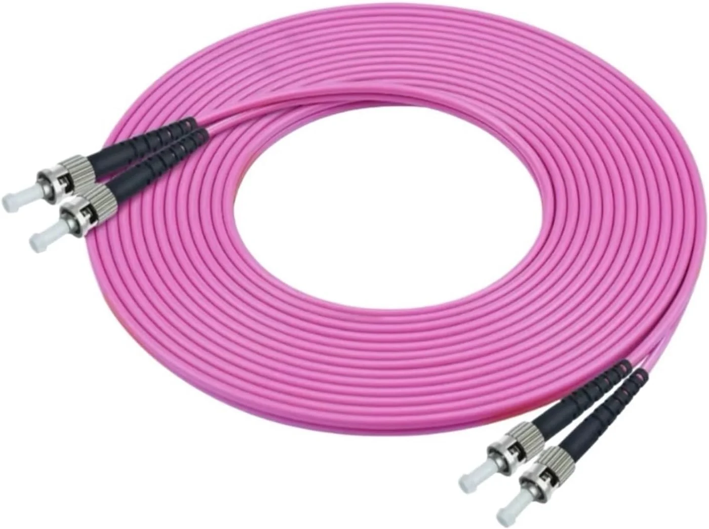 کابل فیبر نوری دوتایی ST-ST OM4 چند حالته، 1 تا 100 متر (50 متر 1 عدد OM4)