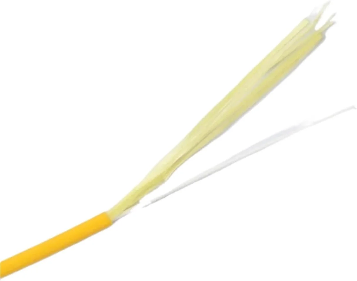 کابل فیبر نوری روکش دار 0.9 میلی متری G652D تک حالته رنگی آبی نارنجی سفید طوسی قهوه ای سیم فیبر 2.5 کیلومتر/رول 2500 متر (سفید)