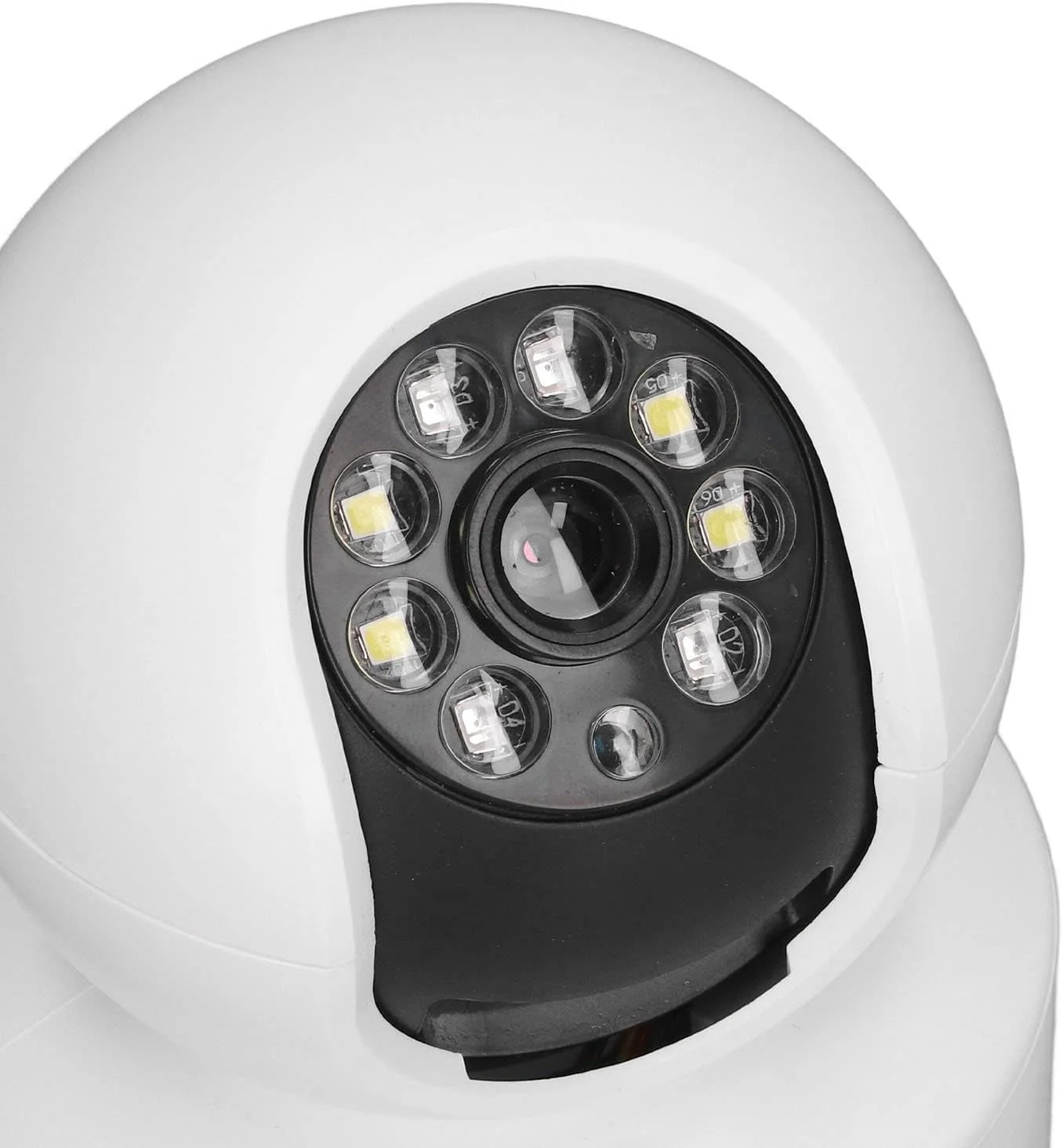 دوربین امنیتی هوشمند PTZ با کیفیت HD 1080P دید در شب، دوربین نظارتی WIFI با ارتباط صوتی دو طرفه و تشخیص حرکت برای نظارت داخلی و خارجی منزل و محل کار