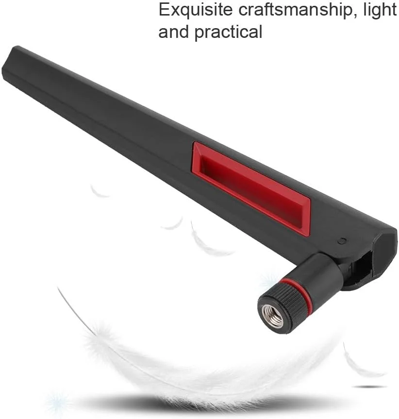 آنتن روتر بی‌سیم 8dBi برای ASUS AC68U AC88U AC66U، آنتن تابش Omni با رابط RP-SMA، برای روتر بی‌سیم/شبکه محلی بی‌سیم دو فرکانس 2.4G/5G (4 عدد)