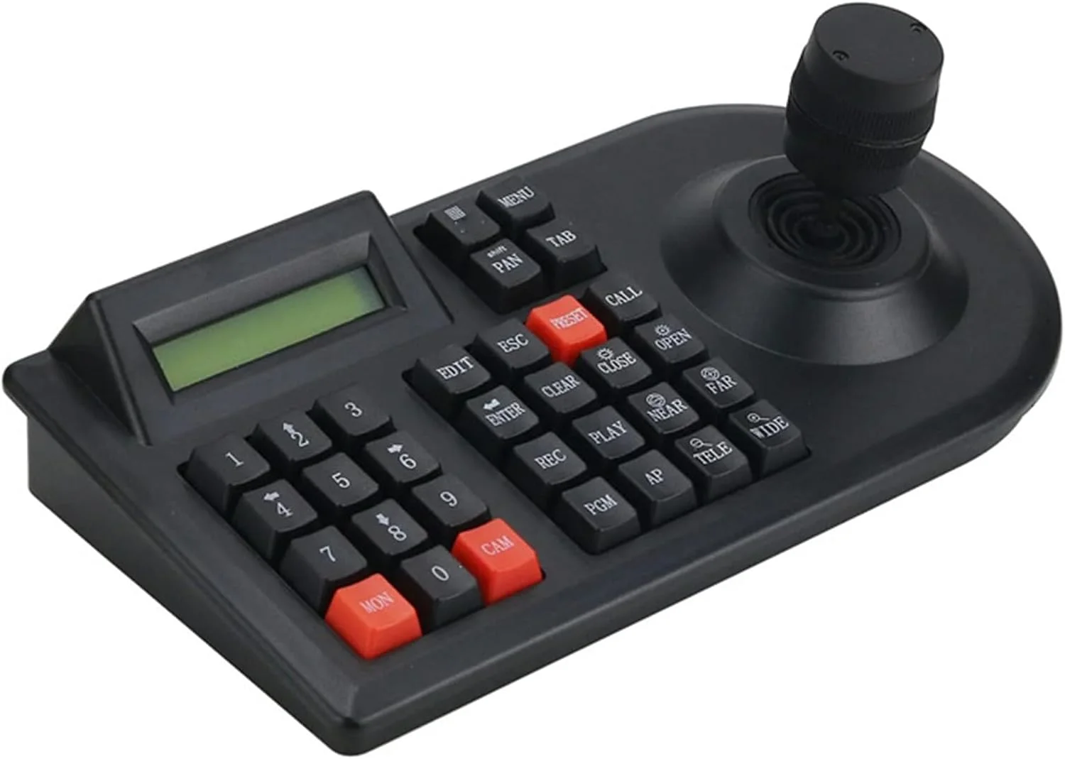 صفحه کلید دوربین PTZ LiebeWH، صفحه کلید کنترلر PTZ با کاربری آسان 100-240 ولت، مقیاس پذیری بزرگ سه بعدی، صفحه نمایش LCD برای وسایل نقلیه (دوشاخه ایالات متحده AC100 تا 240 ولت 50 60 هرتز)