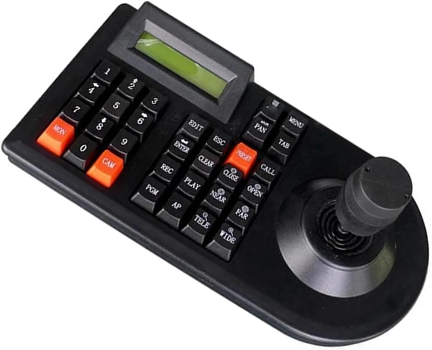 صفحه کلید دوربین PTZ LiebeWH، صفحه کلید کنترلر PTZ با کاربری آسان 100-240 ولت، مقیاس پذیری بزرگ سه بعدی، صفحه نمایش LCD برای وسایل نقلیه (دوشاخه ایالات متحده AC100 تا 240 ولت 50 60 هرتز)