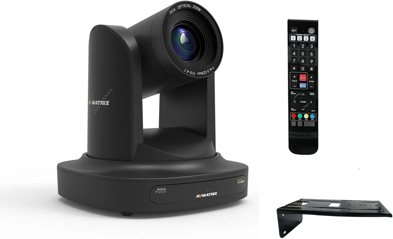 دوربین کنفرانس PTZ فول اچ دی LILLIPUT AVMatrix PTZ1271-20X-POE با زوم اپتیکال 20 برابر - پشتیبانی از PoE - کیفیت 1080p / 2MP