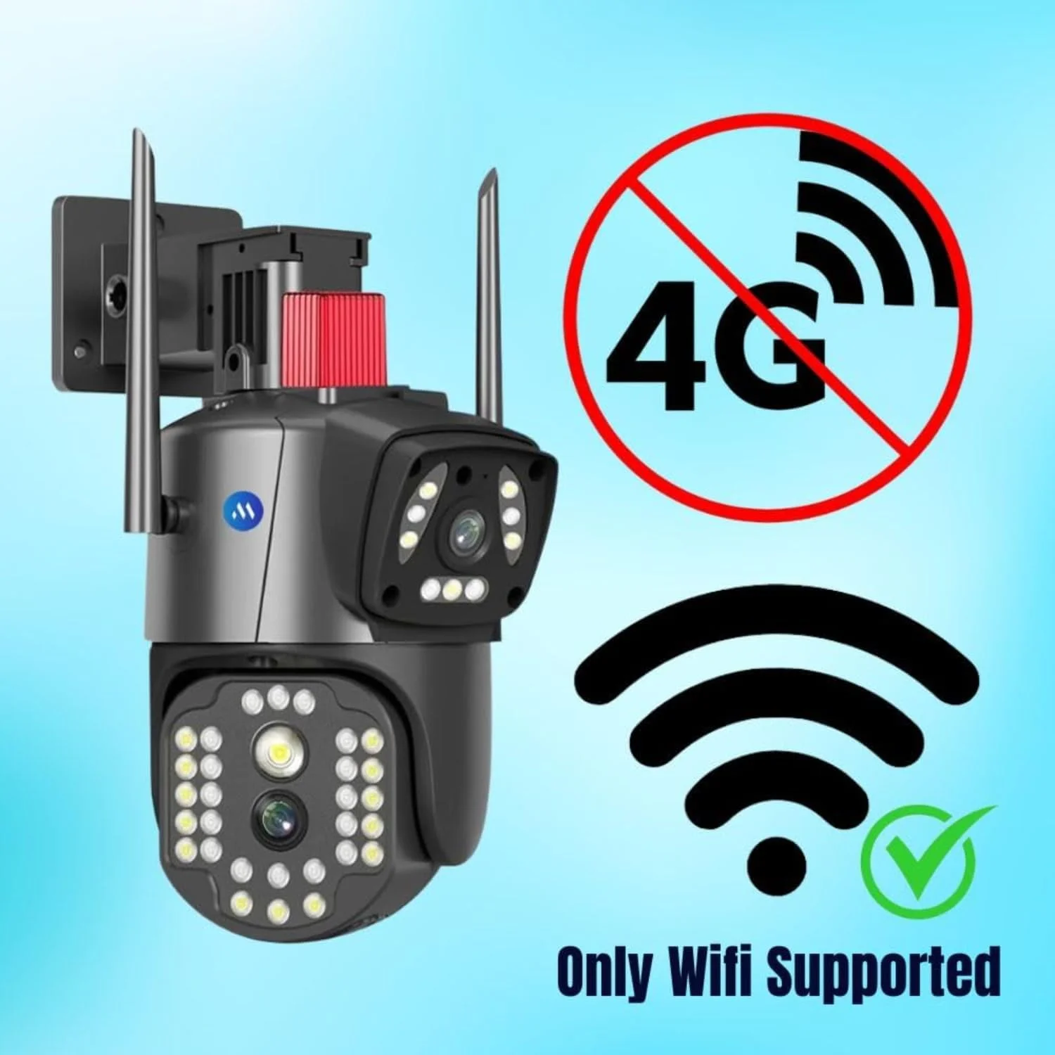 دوربین هوشمند داخلی وای فای 3 مگاپیکسلی Maizic Smarthome با دید در شب، ارتباط دو طرفه و PTZ دوربین هوشمند داخلی وای فای 3 مگاپیکسلی Maizic Smarthome با دید در شب، ارتباط دو طرفه و PTZ