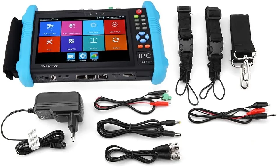 تستر دوربین مداربسته Nuobi IP مدل IPC-9800 Plus با صفحه لمسی و کنترلر PTZ برای ایجاد گزارش تست نصب دوربین های امنیتی (مطابق با مقررات بریتانیا, IPC-9800ADHS Plus) تستر دوربین مداربسته Nuobi IP مدل IPC-9800 Plus با صفحه لمسی و کنترلر PTZ برای ایجاد گزارش تست نصب دوربین های امنیتی (مطابق با مقررات بریتانیا, IPC-9800ADHS Plus)