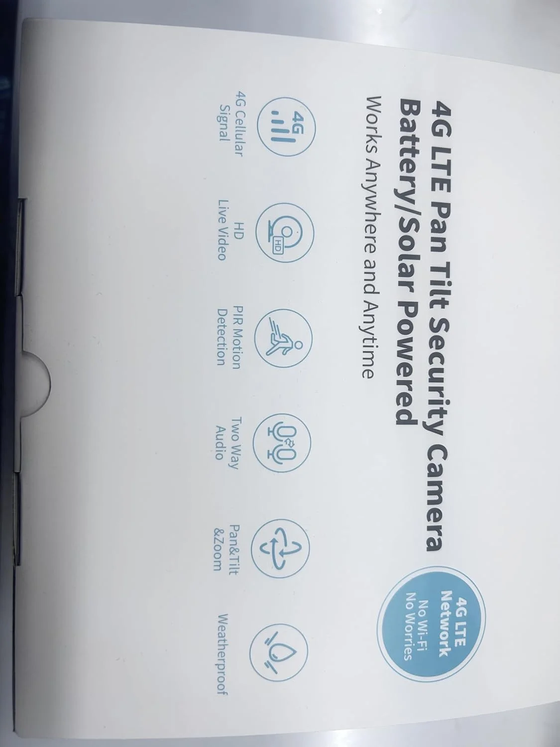 دوربین مداربسته 4G LTE با باتری و سیم کارت، دوربین IP خورشیدی PTZ بی سیم 2K بدون وای فای، دید در شب رنگی، چرخش 355 درجه / 100 درجه، تشخیص PIR، صدای دو طرفه، ضد آب IP66